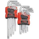 Combo Jogo De 18 Chaves Allen Torx 1,5 a 10mm
