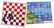 Combo Jogos Damas e Trilha - Xalingo