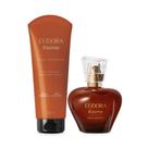 Combo Kiss Me Nude Caramelo: Colônia 50ml + Hidratante Corporal 100ml Eudora