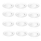 Combo Kit 12 Pratos Jantar Bolinha Pearl Wolff Transparente