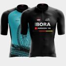 Combo Kit 2 Camisa Pro Masculina Manga Curta Zíper Proteção Uv Respirável Para Mtb Cicloturismo Ciclismo Urbaano