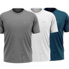 Combo Kit 3 Camisas Raglan Manga Curta Slim Proteção Uv Respirável Para Dia a Dia Academia Passeio Combo Kit 3 Camisas Raglan Manga Curta Slim Proteção Uv Respirável Para Dia a Dia Academia Passeio