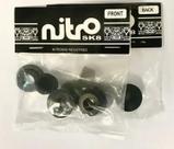 Combo kit amortecedor chupeta arruelas truck surf light dianteiro e traseiro