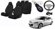 Combo Luxo Personalizado Veloster 11-19 +(Capa Volante) + Chaveiro Combo Luxo Personalizado Veloster 11-19 +(Capa Volante) + Chaveiro