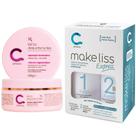 combo make liss express + máscara loira deslumbrante amávia