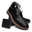 Combo Masculino Derby Sola Tratorado Moderno Carteira Cinto + Pamilha Brinde