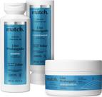Combo Match Liso Prolongado: Shampoo 300ml + Máscara Capilar 250g + Condicionador 280ml