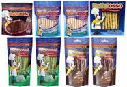 Combo Mega Deliciosso Palitos Ossos para Cachorro 8 Pacotes Diversos Combo Mega Deliciosso Palitos Ossos para Cachorro 8 Pacotes Diversos