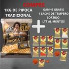 Combo Milho Tradicional 1kg + Ganhe 1 Sache de Tempero
