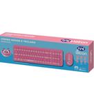 Combo mouse e teclado fini wireless com mini receptor letron 10323