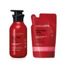 Combo Nativa SPA Morango Ruby: Loção Corporal 400ml + Refil 350ml Combo Nativa SPA Morango Ruby: Loção Corporal 400ml + Refil 350ml