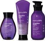 Combo Nativa SPA Orquidea Noire: Óleo Hidratante Corporal+ Loção Corporal + Sabonete Esfoliante