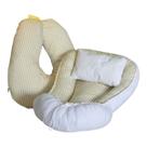 Combo Ninho Redutor C/Almofada Para Amamentar Ref. 1061 Tamanho Único Chevron Amarelo