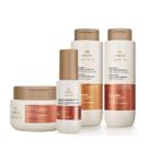 Combo Nutrição Reparação Shampoo Condicionador Máscara Óleo Capilar Cabelos Secos Lumina Natura