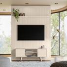 Combo Painel De TV 60 Polegadas + Rack New Panorama - 7 Decor