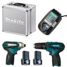 Combo Parafusadeira Furadeira e Parafusadeira de Impacto à Bateria DK1493 Makita