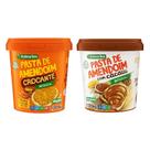 Combo Pasta de Amendoim Guimarães 2x1,005kg Crocante + Cacau Integral, Fonte de Proteína