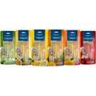 Combo Petisco Palitinho Ossinho Para Cães Deliciosso Palito Fino Frutas 6 Sabores