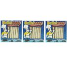 Combo Petisco Palitinho Ossinho Para Cães Deliciosso Palito Natural Medio - 3 Caixas 450g