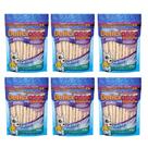 Combo Petisco Palitinho Ossinho Para Cães Filhotes Deliciosso Baby Leite 200g 6 Pacotes