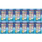 Combo Petisco Palitinho Ossinho Para Cães Filhotes Deliciosso Palito Fino Baby Leite - 12 Pacotes