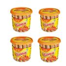 Combo Potes de Paçoca de Rolha Tubitos Incluindo 4 Potes