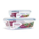Combo Potes Retangulares 370ml + 1040ml