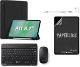 Combo Premium Capa Teclado Compatível com Samsung Galaxy Tab A11 8.7 Pol Teclado Touchpad e Mouse Bluetooth Porta Caneta Combo Premium Capa Teclado Compatível com Samsung Galaxy Tab A11 8.7 Pol Teclado Touchpad e Mouse Bluetooth Porta Caneta