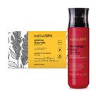 Combo Presente Nativa SPA: Body Splash Morango Ruby 200ml + Sabonete em Barra Ameixa Dourada 2x90g
