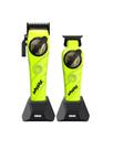 Combo Profissional Wmark Maquina de corte + Acabamento NG 8613 colorido Cor:Amarelo Combo Profissional Wmark Maquina de corte + Acabamento NG 8613 colorido Cor:Amarelo