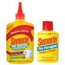 Combo sem manchas Tira Manchas Dificeis 100ml + Tira Ferrugem Semorin 50ml