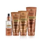Combo Siage Eudora Nutri Óleos Poderosos Nutrição Elixir Shampoo Condicionador Óleo Bifásico