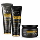 Combo Siàge Regeneração Pós Química Shampoo 250ml Máscara 250g Condicionador 200ml