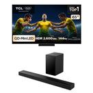 Combo Smart TV TCL 65 QLED Mini LED 4K C7K WiFi 144Hz 65C7K e Soundbar TCL Subwoofer 5.1 Q65H