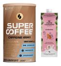 Combo SuperCoffee 380g Vanilla Latte l Leite de Amêndoa 1L Café Funcional Sem Açúcar