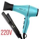 Combo Taiff Style Secador 2000W Azul Turquesa Chapinha Cerâmica 180C Profissional Bivolt Original