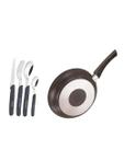 Combo Talheres Tramontina 20 Peças +Frigideira Fortaleza 28CM