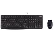 Combo Teclado e Mouse com fio USB Logitech MK120 com Design Confortável, Durável e Resistente à Respingos e Layout ABNT2 - 920-004429