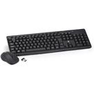 Combo teclado e mouse sem fio 2.4ghz 5+ office Combo teclado e mouse sem fio 2.4ghz 5+ office