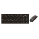 Combo Teclado E Mouse Sem Fio Office Slim Preto