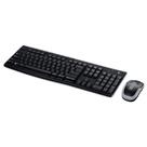 Combo teclado + mouse logitech mk270 wireless usb preto/cinza