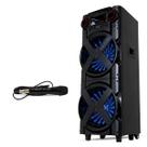 Combo Torre Som Amplificada Polyvox Tws Xt-2000t + Mic Fio