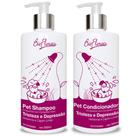 Combo tratamento floral para cachorro: Kit banho Shampoo e Condicionador tratamento Tristeza e Depressão Bioflorais Pet Combo tratamento floral para cachorro: Kit banho Shampoo e Condicionador tratamento Tristeza e Depressão Bioflorais Pet