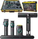 Combo VGR Super Power Stepless 4 In 1 Com Máquinas De Corte + Acabamento + Shaver E Secador 127V