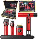 Combo VGR Super Power Stepless 4 In 1 Com Máquinas De Corte Acabamento Shaver Secador 127V E Maleta VGR Exclusiva