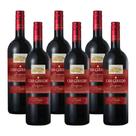 Combo Vinho Tinto Casa Geraldo Bordô Suave 6gf 750ml