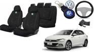 Combo Volkswagen: Capas de Bancos + Capa de Volante + Chaveiro Personalizado