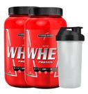 Combo Whey protein 2x Nutri Isolado Concentrado Cookie 900g Pote + Coqueteleira - Integralmedica