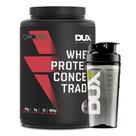 Combo Whey Protein Concentrado 900g Cookies Coqueteleira Dux