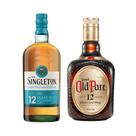 Combo whisky old parr 750ml + whisky singleton dufftown 12 anos 750ml